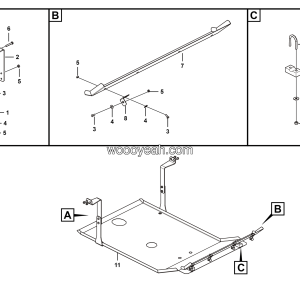 LGMG Off-Highway Dump Truck 2024 - Fan Guide Assembly - I3901-2739010347.S1A
