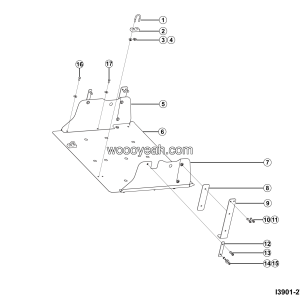 LGMG Off-Highway Dump Truck 2024 - Fan shroud assy - I3901-2739010552.S1A