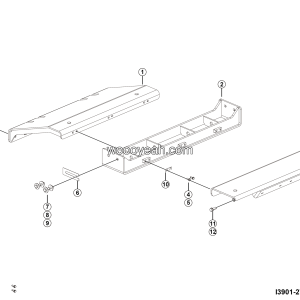 LGMG RTH100 2025 - Fan shroud assy - I3901-2739010625.S1A
