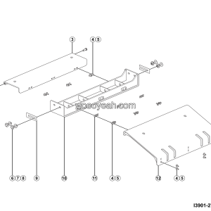 LGMG Mine Truck 2026 - Fan shroud assy - I3901-2739010625.S1C