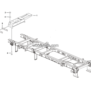 LGMG Off-Highway Dump Truck 2020 - Lifting cylinder support installation assy - I4000-2740010282