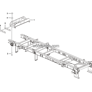 LGMG Off-Highway Dump Truck 2023 - Lifting cylinder support installation assy - I4000-2740010354.S