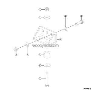 LGMG CMT66 2025 - Front connection seat installation - I4001-2740010840.S1A