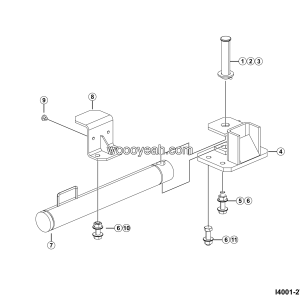 LGMG CMT96A 2025 - Body safety support installation - I4001-2740010897.S1C