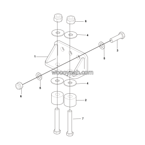 LGMG Off-Highway Dump Truck 2023 - Auxiliary Frame Assembly - I4001-2740011180.S1A