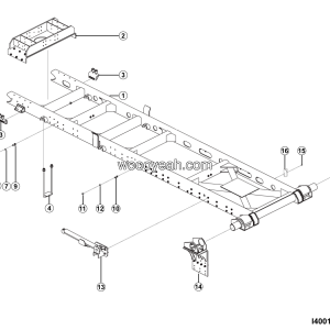 LGMG Off-Highway Dump Truck 2024 - Subframe installation - I4001-2740011502