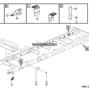 LGMG Mine Truck 2026 - Subframe installation - I4001-2740011573.S1A