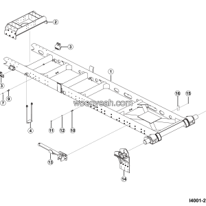 LGMG Off-Highway Dump Truck 2023 - Subframe installation - I4001-2740011814.S1A