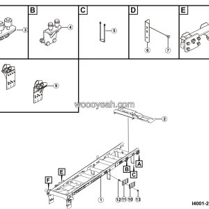 LGMG Off-Highway Dump Truck 2024 - Subframe installation - I4001-2740011849.S1A