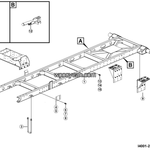 LGMG Off-Highway Dump Truck 2024 - Subframe assy - I4001-2740011934.S1A