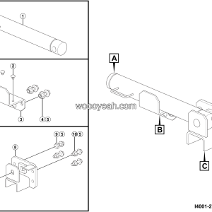 LGMG MTH116 2025 - Body safety prop assy - I4001-2740012356.S1A