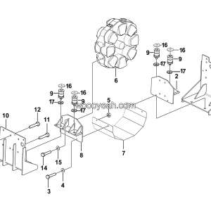LGMG Off-Highway Dump Truck 2022 - Retarder mounting assy - J0700-2737010421