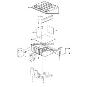 LGMG Off-Highway Dump Truck 2023 - Battery box assy 49-DPX-02 - J0701-4190706949