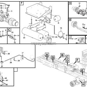 LGMG MT76 Mine Truck - Travel brake - J1-2710010652001