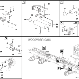 LGMG Mine Truck Mine Truck - Brake  service assembly - J1000-2710010714002