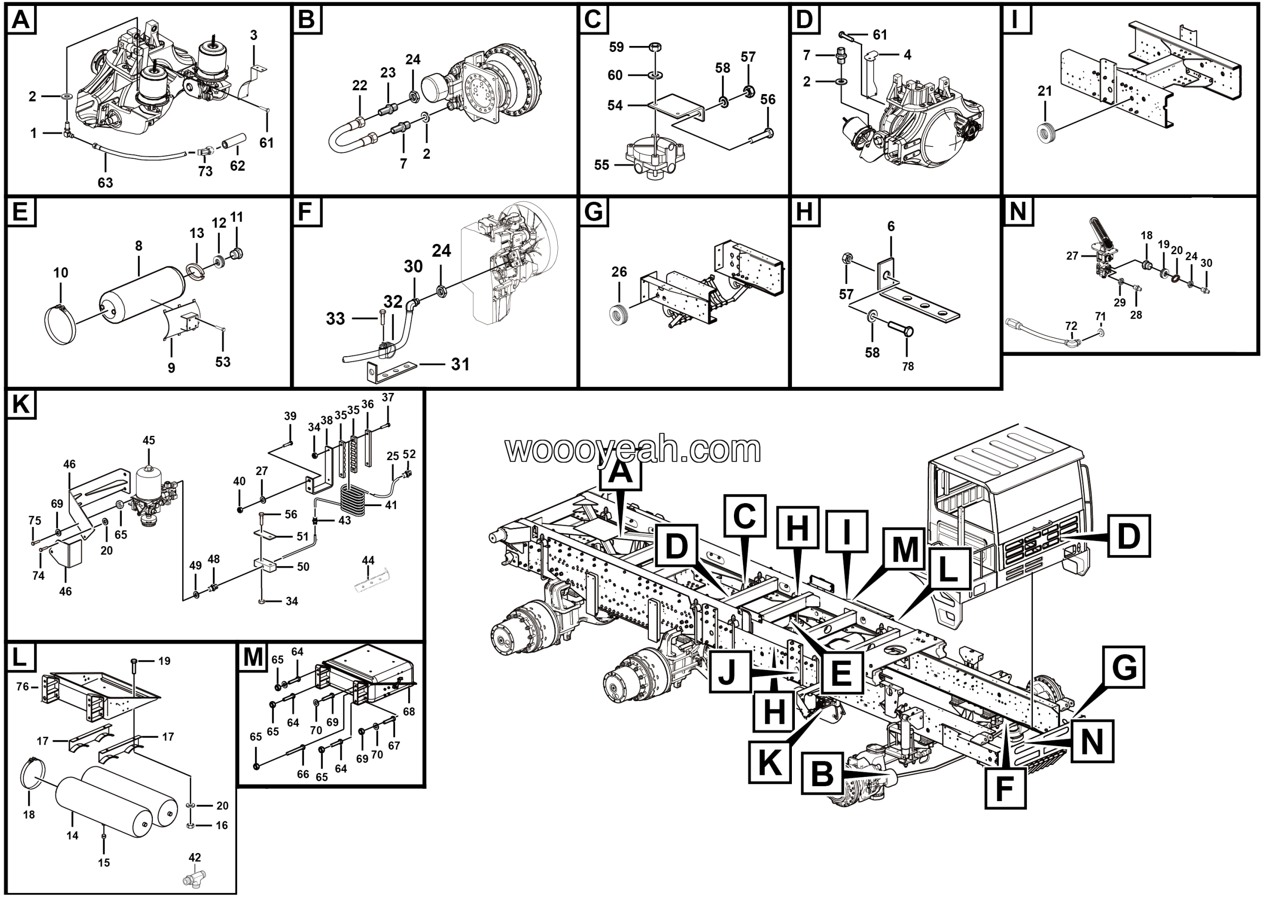 LGMG Off-Highway Dump Truck 2021 - Driving brake assy - J1000-2710011210.S1B