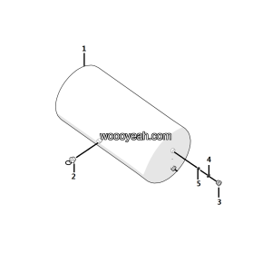 LGMG Off-Highway Dump Truck 2024 - Air reservoir assy（50L） - J1000-2710011576