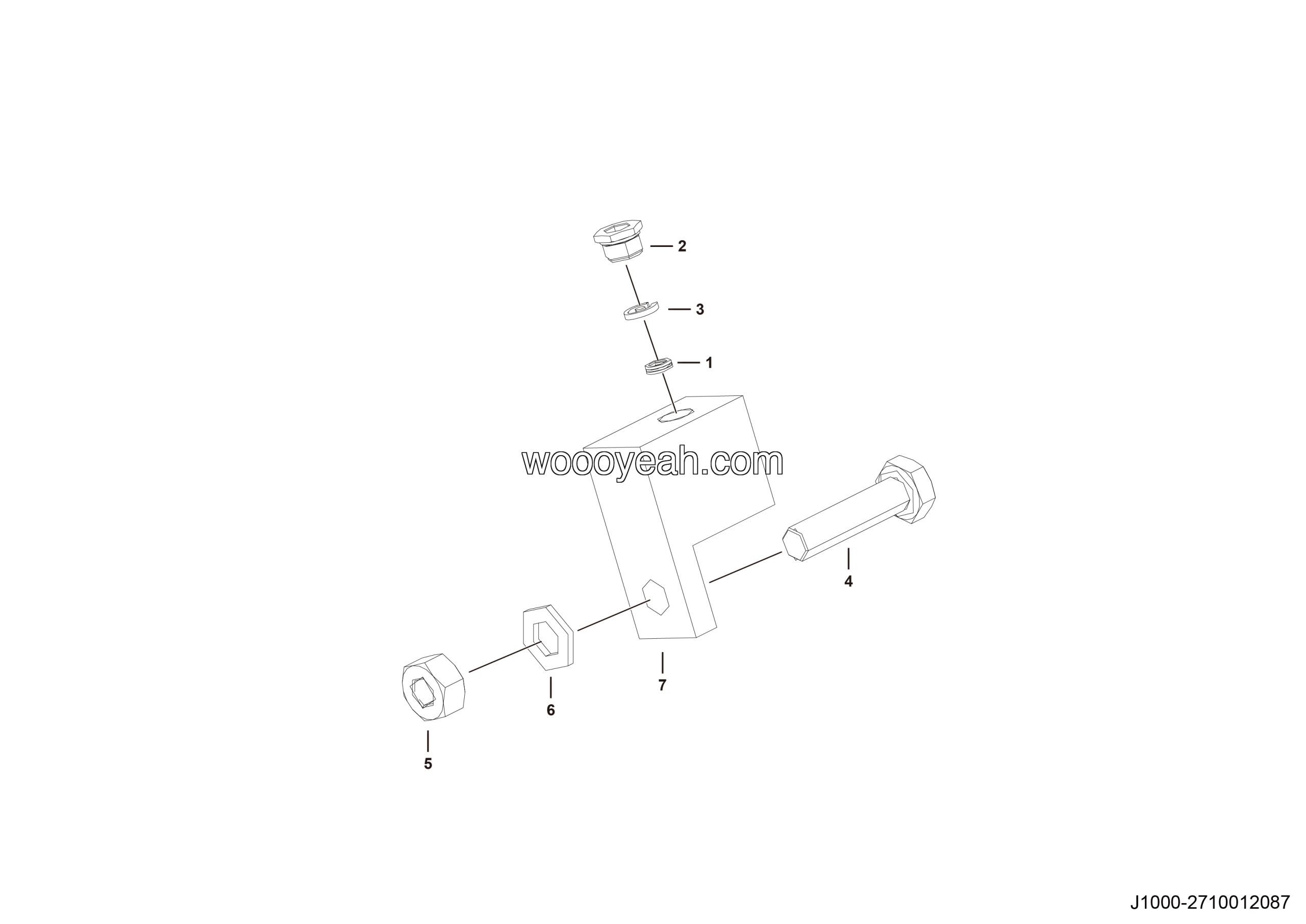 LGMG Off-Highway Dump Truck 2024 - ASM-Pressure Switch Block assy - J1000-2710012087