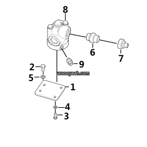 LGMG Off-Highway Dump Truck 2023 - ASM-Front axle relay valve assy - J1000-2710012238