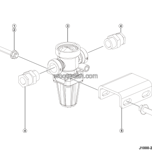 LGMG MTH116 2025 - Pressure limiting valve installation - J1000-2710014513.S1A