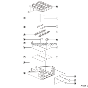 LGMG Mine Truck 2026 - Battery box assy - J1000-2710014740.S1A