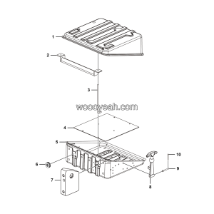 LGMG Off-Highway Dump Truck 2020 - Battery box assy - J1000-4190002270