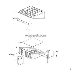 LGMG Off-Highway Dump Truck 2024 - Battery box assy - J1000-4190002306