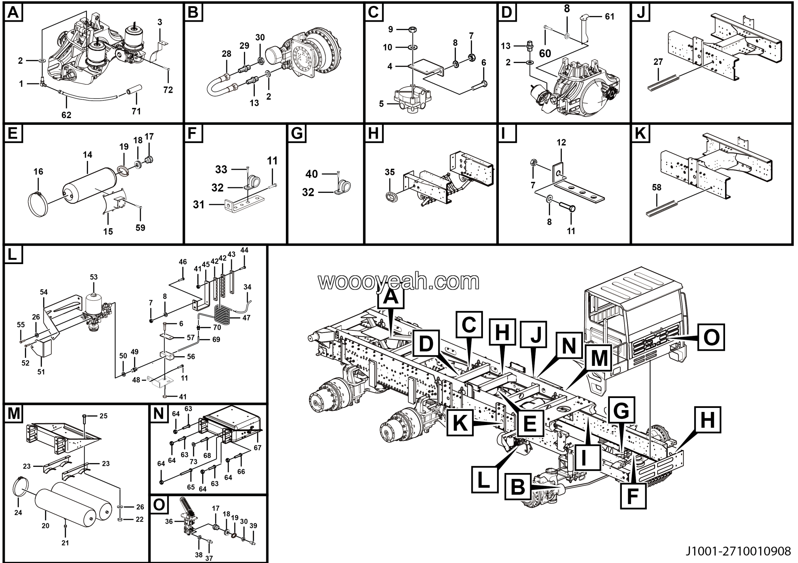 LGMG Mine Truck Mine Truck - Driving brake assy - J1001-2710010908