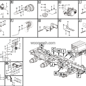 LGMG Off-Highway Dump Truck 2020 - Driving brake assy - J1001-2710010920.S1e