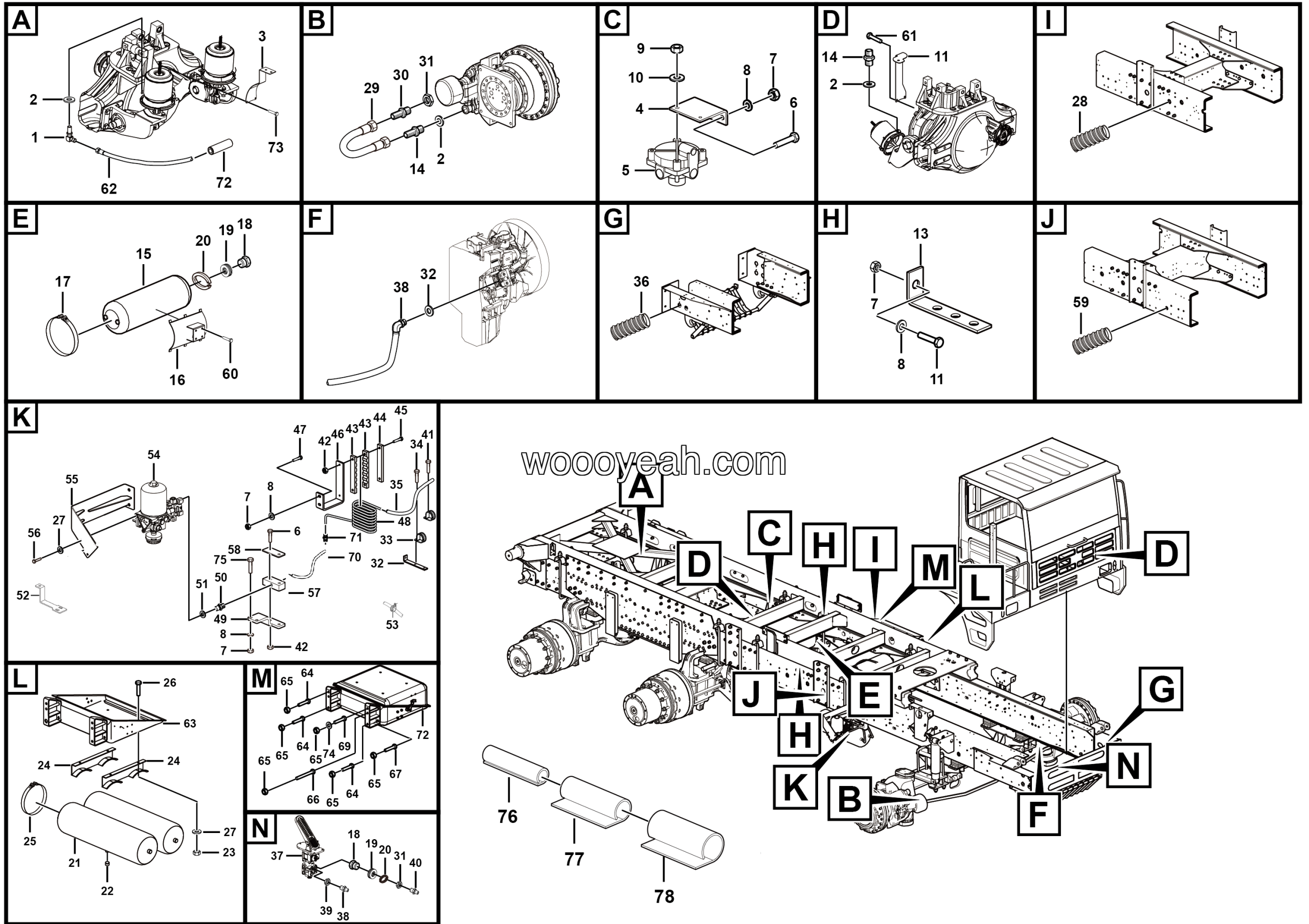 LGMG Off-Highway Dump Truck 2021 - Driving brake assy - J1001-2710010976