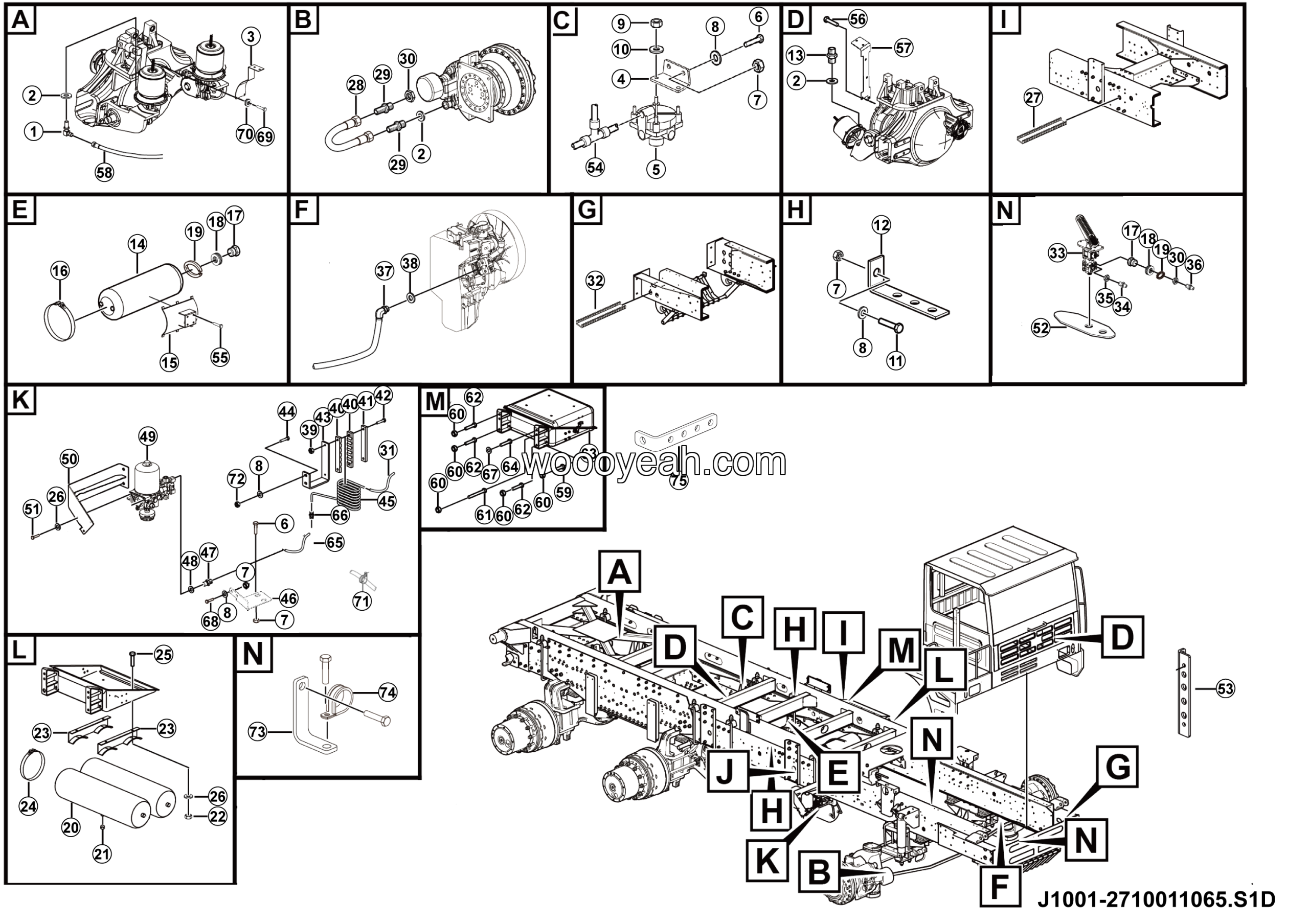LGMG Off-Highway Dump Truck 2024 - Driving brake assy - J1001-2710011065.S1D