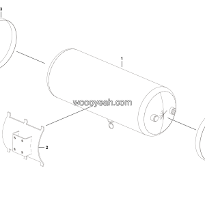 LGMG CMT96 2025 - ASM-Gas tube installation assy（30L） - J1001-2710011708