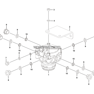LGMG Off-Highway Dump Truck 2023 - ASM-Run relay valve installation assy - J1001-2710011744