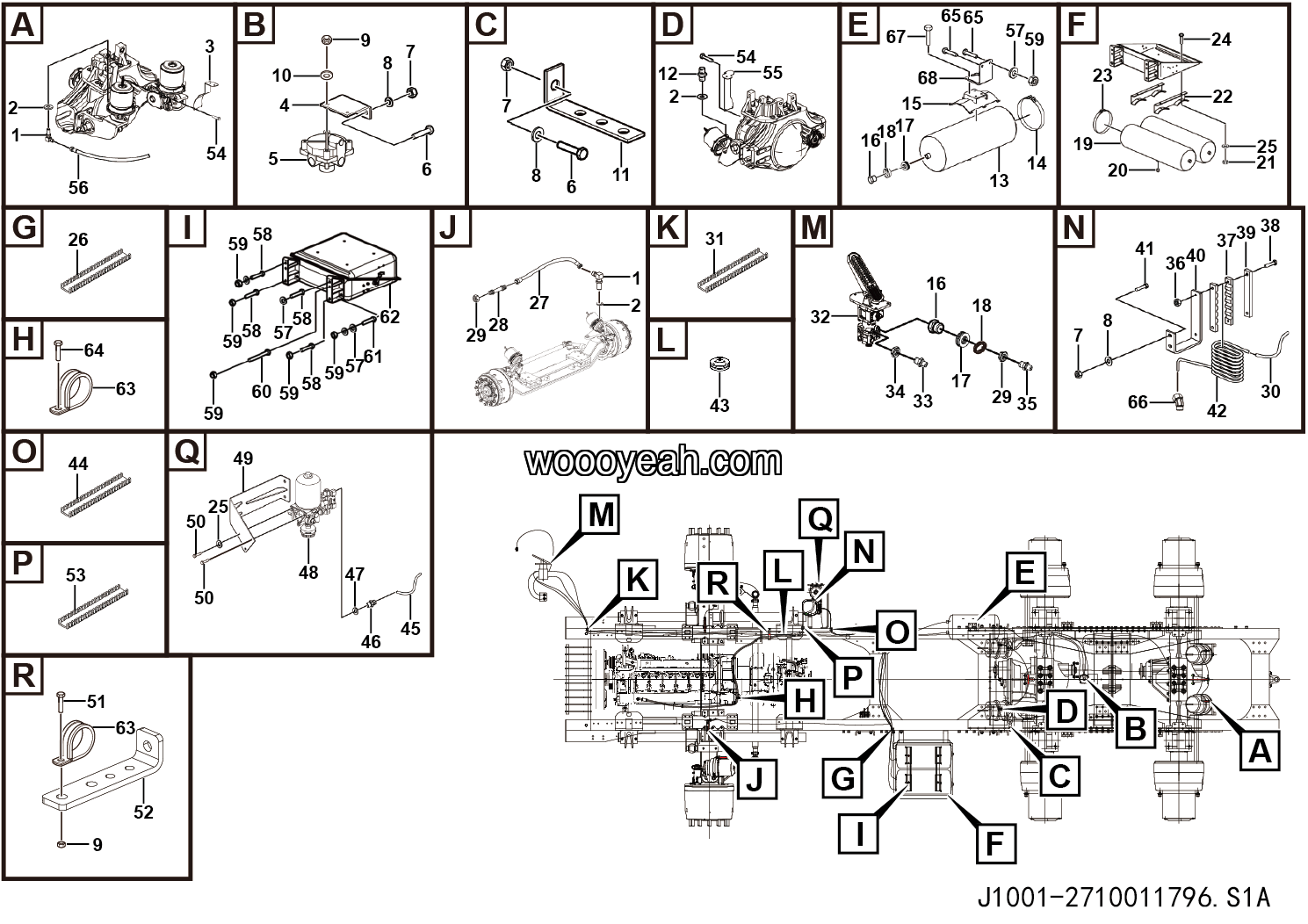 LGMG Off-Highway Dump Truck 2022 - Driving brake assy - J1001-2710011796.S1A