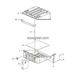 LGMG Off-Highway Dump Truck 2023 - Battery box assy - J1001-2710011816