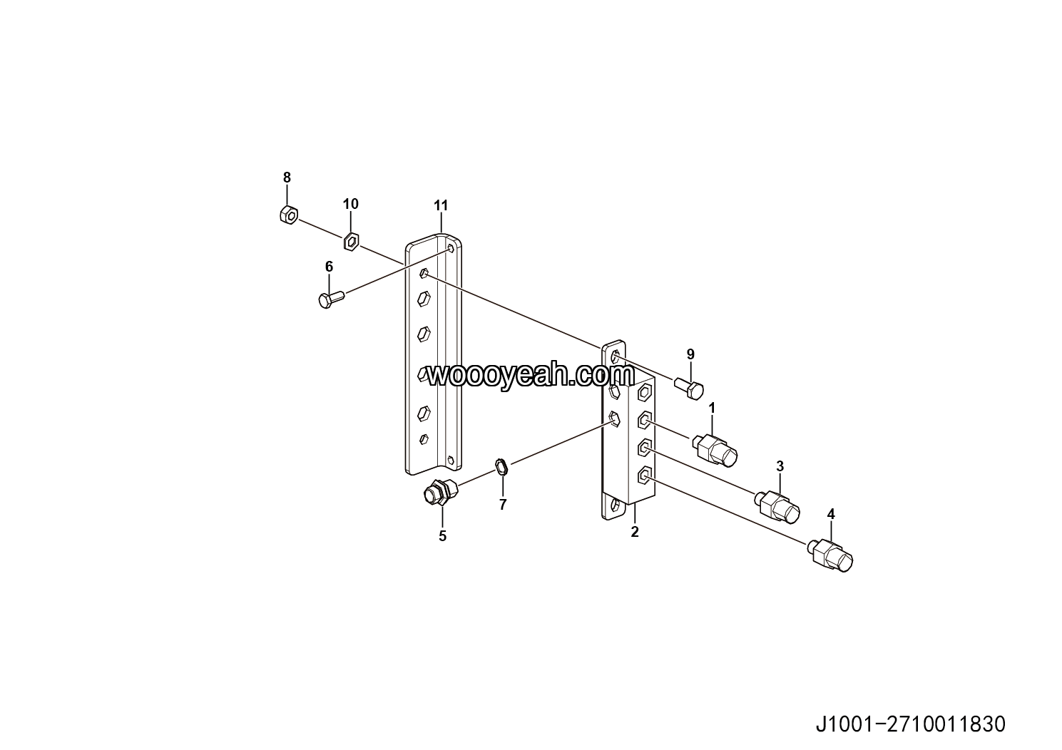 LGMG Off-Highway Dump Truck 2022 - ASM-Front mask sensor assy - J1001-2710011830