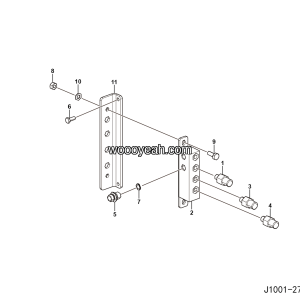 LGMG Off-Highway Dump Truck 2022 - ASM-Front mask sensor assy - J1001-2710011830