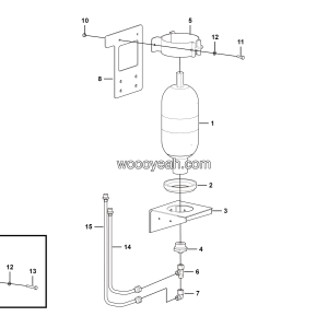 LGMG Off-Highway Dump Truck 2023 - Driving accumulator assy（2.5L） - J1001-2710012014