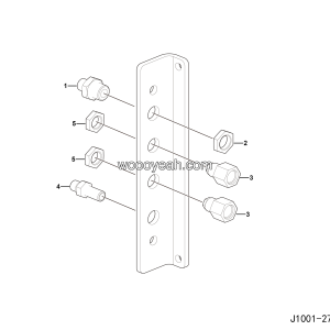 LGMG Off-Highway Dump Truck 2024 - ASM-Front mask sensor mount assy - J1001-2710012064