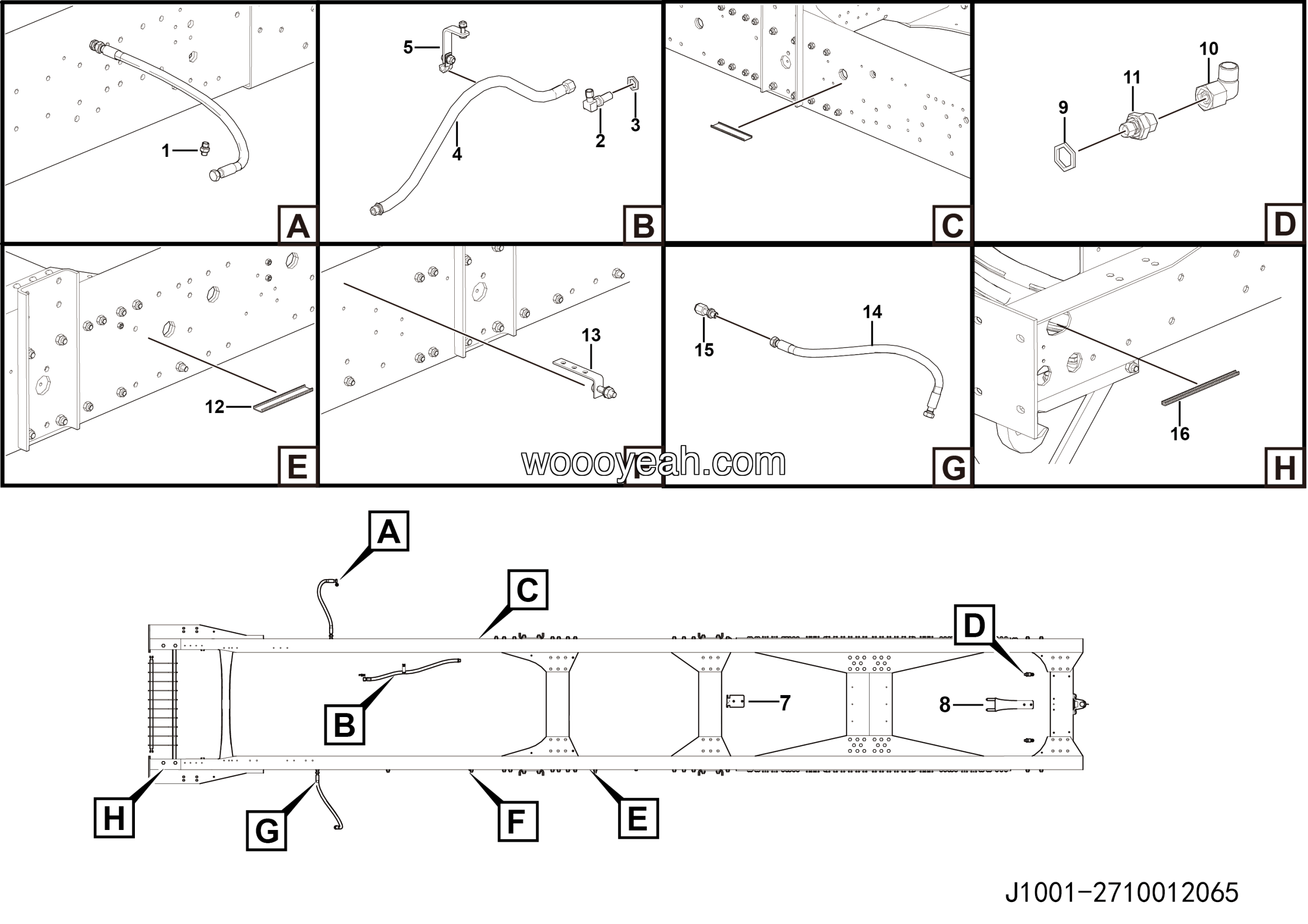 LGMG Off-Highway Dump Truck 2024 - ASM-Driving accessory assy - J1001-2710012065