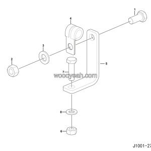 LGMG Off-Highway Dump Truck 2023 - ASM-Bracket installation assy 01 - J1001-2710012066