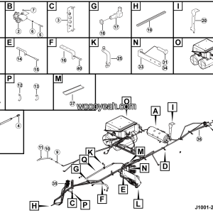 LGMG Off-Highway Dump Truck 2024 - Service barke assembly - J1001-2710012305.S1F
