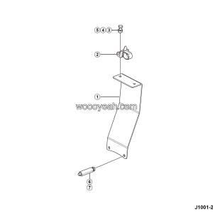 LGMG Off-Highway Dump Truck 2023 - Rear bridge tracheal stent assembly - J1001-2710012401.S1A