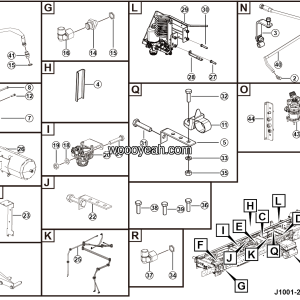 LGMG Off-Highway Dump Truck 2024 - Service brake assembly - J1001-2710012436.S1E