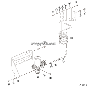 LGMG Off-Highway Dump Truck 2024 - Dryer assy - J1001-2710012496.S1C