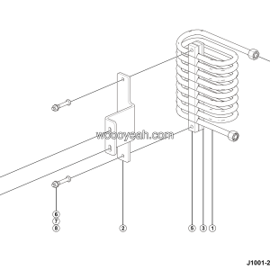 LGMG Off-Highway Dump Truck 2024 - Spiral pipe assy - J1001-2710012564.S1B
