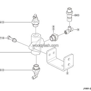 LGMG Off-Highway Dump Truck 2023 - Shuttle valve assy - J1001-2710012575.S1A