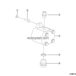 LGMG Off-Highway Dump Truck 2023 - Gear pump assy - J1001-2710012717.S1A