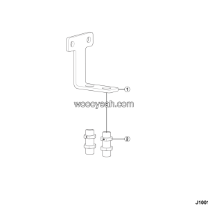 LGMG Off-Highway Dump Truck 2023 - Bulkhead joint bracket assy - J1001-2710012767