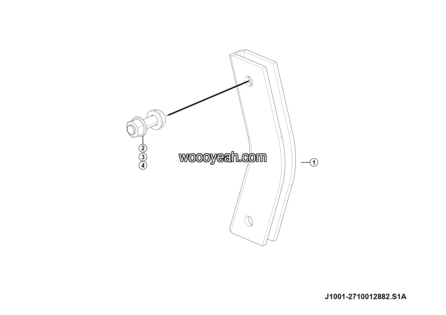 LGMG Off-Highway Dump Truck 2024 - Sleeve installation - J1001-2710012882.S1A